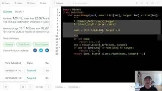 34. Find First and Last Position of Element in Sorted Array | English | Medium