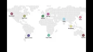 Qlik Sense Dotted Map