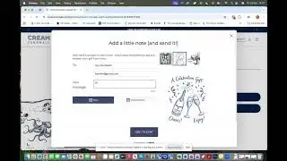 A step by step guide to sending a Cream Cornwall eGift card.
