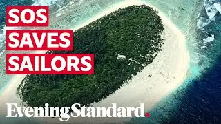 Three sailors stranded on tiny Micronesian island saved by SOS message in the sand