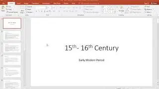 Early Modern Period 1/6