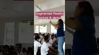 Augmented Reality lecture & demo/May 31, 2023 at Rosales NHS/Blueberrycares