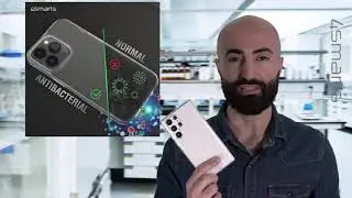 Antibacterial smartphone case with silver ion nano-coating 