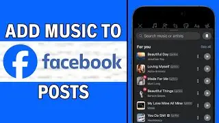 How To Add Music To Facebook Post 2024 (Full Guide)