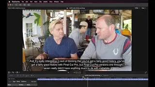 Closed Captions for your Final Cut Pro Project through Builder