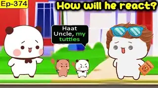 Bubu Dudu Chased a Man for Cookies... What will happen next? 🍪 Ep-374 English Stories #bubududu