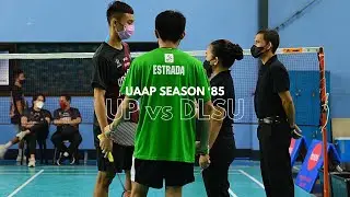 UAAP SEASON ‘85 MEN’S BADMINTON: Albo (UP) vs Estrada (DLSU)