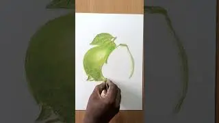 How to draw Guava fruit for beginners #guava #art #tutorial #oilpasteldrawing #puthaiyal