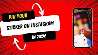 How to Pin a Sticker on Instagram Story!