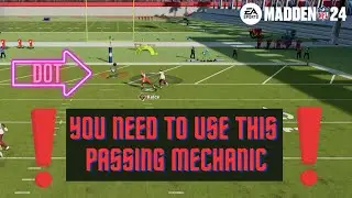 How to throw perfect dots in Madden!? Free Form Passing. Madden 24 Deutsch.