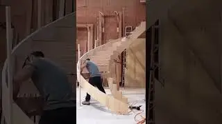 Ever wondered how spiral staircases are built? #shorts