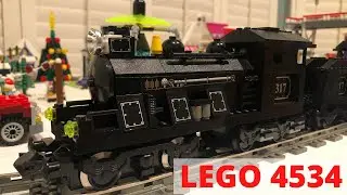 LEGO Express 9V Electric Set #4534 Train - Steam Locomotive Engine Tender and Cars