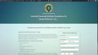 GeoQuote at FiberGuide|Carrier Ethernet Services | T1 Line Cost