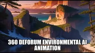 360 Stable Diffusion deforum environmental - Ai Animation