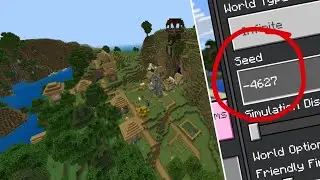 Minecraft Huge Village And Pillager Outpost Seed