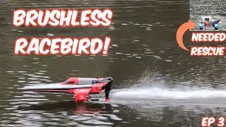 Первый тест гоночного автомобиля Joysway E1 Racebird, переоборудованного под бесколлекторный двиг...