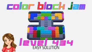 Color Block Jam Level 434 Easy Game Solution Walkthrough