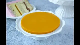 Jak zrobić żelkę z mango do tortu - przepis.