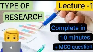 Types of Research Basic to Advanced,Research Methodology forUGCNET/JRF PhD,MA,B.Ed,M.Ed@NETJRFF