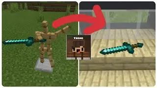MINECRAFT: HOW TO MAKE A PLACEABLE SWORD