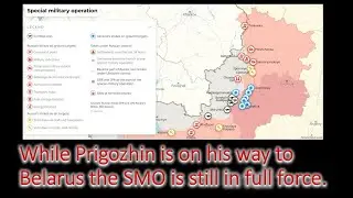 The Ukrainian war on a map. Dec 21, 2023 - June 23, 2023