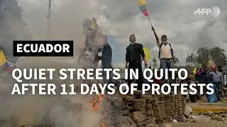 Desolation in Ecuador's capital after 11 days of deadly protests | AFP