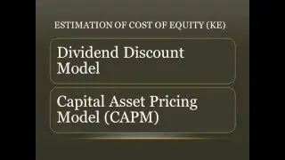 Cost of Equity Capital - Meaning & Calculation