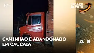 Caminhão é abandonado em Caucaia e moradores procuram por proprietário | Cidade Alerta CE