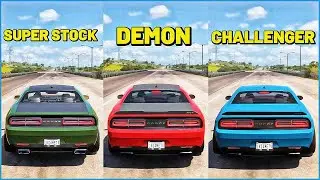 FH5 DRAG RACE! DODGE SUPER STOCK V DODGE SRT DEMON V  CHALLENGER SRT