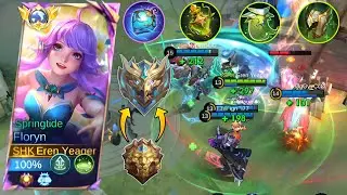 FLORYN GAMEPLAY 2025 ROTATION & BUILD & EMBLEM🤔 | MLBB