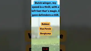 Solve the Robben Riddle! ⚽ Can You Crack the Enigma? | Football Mystery Short #shorts #football