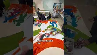 Republic Day work #work #art #school