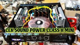 Cek Sound Power Class H Mini Bandar Power Pakai ALMS