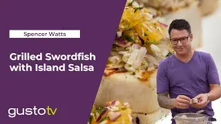 Жареная рыба-меч с островной сальсой | Watt's on the Grill