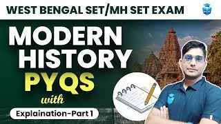 West Bengal SET/ MH SET EXAM MODERN HISTORY  History PYQs with Explaination-Part 1 by Shiv Sir