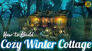 Cozy Winter Cottage in Burning Springs (Adventure) CAMP Build Showcase & How to Build Tutorial 4K 