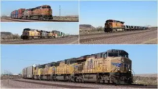 Morning Railfanning at the Daggett Private Crossing 11/20/18