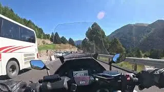 HONDA FORZA 750 - Andorra Bajando coll de ordino a encamp. 