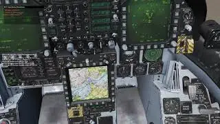 DCS World F/A-18 Введение в радиолокационную станцию ​​&laquo;воздух-воздух&raquo;: обнаружение вражеских самолетов (GNRT)