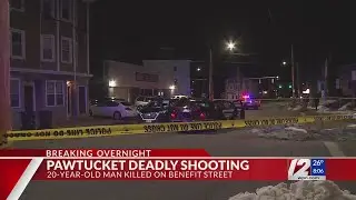 20-year-old man shot, killed in Pawtucket overnight