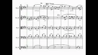Salut d'Amour Op. 12 by Edward Elgar arranged for String Quintet