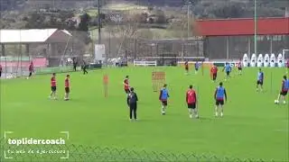 Tempo del desmarque de ruptura + finalizaci&oacute;n | Ejercicio clave de &aacute;rea