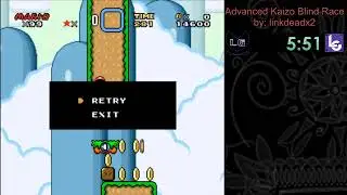 9/1/18 Advanced Blind Kaizo Race - Bad Money by Linkdeadx2 in 3:25:24! Pt 1 - to first checkpoint