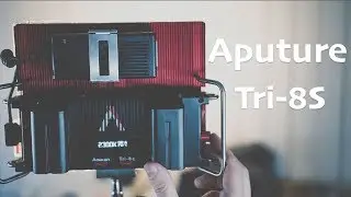 Aputure Amaran Tri-8S V-Mount LED-Fl&auml;chenleuchte - Lichtgestaltung De Luxe!