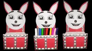 ✨ Beautiful DIY Pen Stand Using Waste Material ♻️ | Easy Craft Idea | @bhaktisketchbyvarsha 