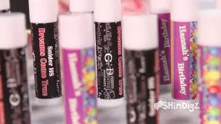 Customized Flavored Lip Balm - Shindigz Personalized Party Supply Favors