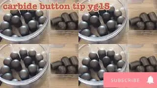 how to install carbide button bit on DHT holder YG15#carbidetools