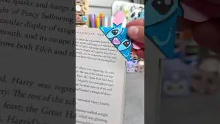 💙Cute DIY Mini Book mark! #cute #papercraft #minicraft #cutecrafts #craft #crafts #thingstodo ￼
