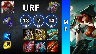 💥 Miss Fortune URF Gameplay &ndash; Bullet Rain Burst | League of Legends