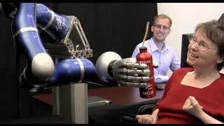 Paralyzed woman uses thoughts to sip coffee